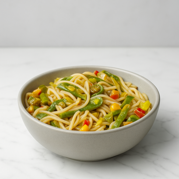 Guarnición 5: Fideos de arroz y vegetales
