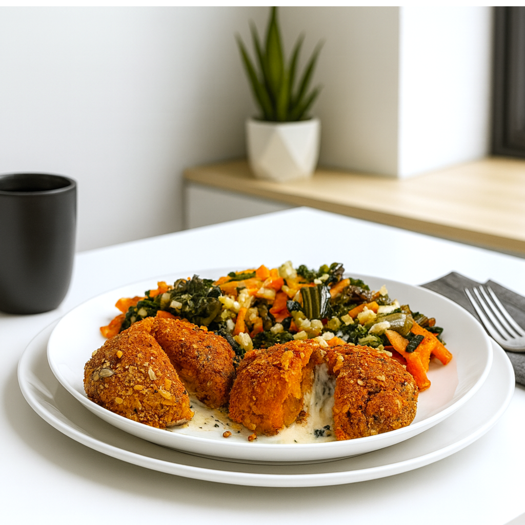 Bombas de calabaza con roquefort (s)