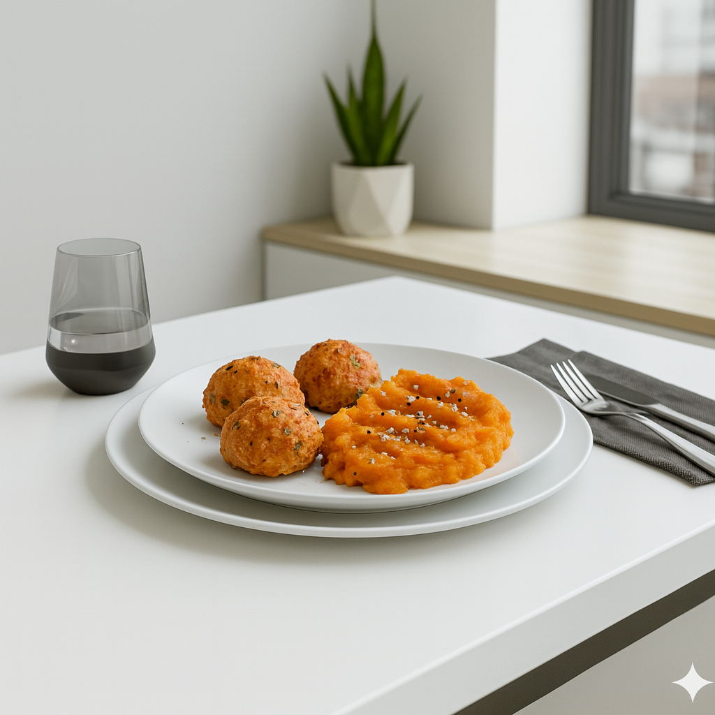 Albondigas de pollo calabaza (l)