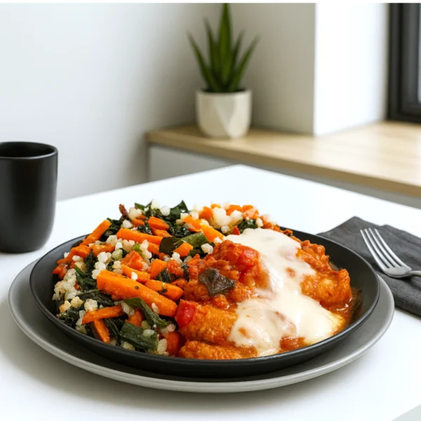 Pizza de pollo / Supremita a la pizza (c)